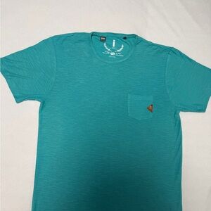 Buffalo David Bitton Turquoise Pocket Tee